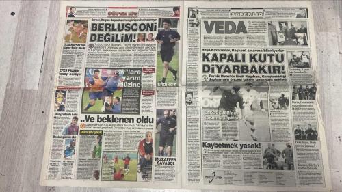 PAS SPOR GAZETESİ - 14 ŞUBAT 2003 - İBRAHİM'E LUCESCU'DAN TEBRİK - PANCU RAPID'DEN KOLAYLIK İSTEDİ - BAŞKAN ONAY VERDİ - PASCAL MARŞ YAZIYOR - NE OLACAKSA OLUR - GERÇEKTEN İNANILMAZ - HEMŞERİM MEMLEKET NERE - SİNAN ENGİN BEŞİKTAŞ'TAKİ GÖREVİNİ ZİRVEDE BIRAKACAK - 3 KUPAYLA VEDA EDECEK - KARTAL'DA BOĞA ALARMI - RONALDO DİNLENDİRİLDİ - TÜMER KAHROLDU - TUZAĞA DÜŞMEYİZ - UKRAYNA SINAVINDAN MEMNUN - SEN SENİ BİL SEN SENİ - ADA SEYAHATİ 26 MART'TA - MİLLİLERİN İNGİLTERE PLANI - İKİ İNSAN İKİ SÖZ - TUGAY YİNE BÜYÜLEDİ - DENİZ KALICI OLACAK - RAPORLAR GELİYOR - DİĞER GRUP DAHA KOLAY - İNGİLİZ BASINI ERIKSSON'LA DALGA GEÇTİ - RÜYADAYIM - TÜRKİYE'NİN İLK İTALYAN'I GIUNTI BURASI HARİKA - İBRAHİM - LUCESCU - PANCU - NOUMA - SİNAN ENGİN - RONALDO - TÜMER - ŞENOL GÜNEŞ - TUGAY - DENİZ - ERIKSSON - GIUNTI - TURGAY DEMİR - TUĞBA HACIBAYRAMOĞLU - ÖYKÜ TOPAL - SUAT USTA - FERİDUN ÖZDİNGİŞ - VOLKAN ASLAN - BALIC - HASAN - ÜMİT KARAN - MEHMET BÖLÜKBAŞI - TERİM - ABEL XAVIER - BÜLENT KORKMAZ - EMRE ŞAHİN