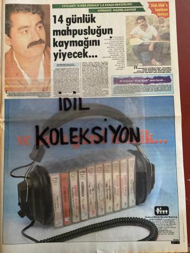 ŞEY HAFTALIK MAGAZİN GAZETESİ - DOĞUM GÜNÜ HEDİYESİ (TURKİSH - NEWSPAPER) - 3 EKİM 1987 - TAM TAKIM 12 SAYFADIR -Michael Jackson Posteri-Ümit Besen-Ali Gencebay-Semra Türel-Ünal Narçın-Sezen Aksu-Hakkı Bulut-Levent Kırca-Mükerrem Taşçıoğlu-Nükhet Duru-Dikran Masis-Gürses-Garo Matyan-Selçuk Başar-Sevtap Parman-Reşat Nuri Güntekin-Ayhan Onal-Tarık Tarcan-İbrahim Tatlıses-Ercan Özdemir-Harika Avcı-Fahrettin Aslan-Sevim Deren-Dalida-Ajda Pekkan-Erkan Özerman-İlhan Aldırma-Ferdi Özbeğen-Necmi Tufan-Turgut Özal-Hülya Koçyiğit-Müjde Ar-Sabah-Gülay Abacı-Sibel Can-Vijdan Arıkan-Ahmet Ayık-Alparslan Türkeş-Halil Tunç-Sema Özal-Kenan Evren-Aydın Menderes-Melih Tuncay-Süleyman Demirel-Oya Aydoğan-Meral Sima-Esin Özsoy-İbrahim Tatlıses-Ahmet Ayık-Ali Özdemir-Kenan Evren-Sema Özal-Hülya Koçyiğit-Müjde Ar-Ajda Pekkan-Dalida-Ferdi Özbeğen-Tarık Tarcan-Fahrettin Aslan-Sevim Deren-Erkan Özerman-Vijdan Arıkan-Sibel Can-Reşat Nuri Güntekin-Ayhan Onal-Harika Avcı-Nükhet Duru-Dikran Masis-Gürses-Garo Matya
