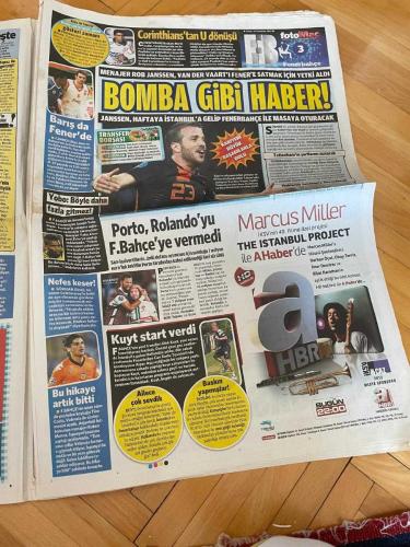 FOTOMAÇ GAZETESİ - 15 TEMMUZ 2012 - FENER 12'DEN VURDU - KARTAL AVA HAZİR - G.SARAY'IN TÖREN ALAYI - KADIKÖY'DE DEV RANDEVU - YAYLALAR YAYLALAR - BOMBA GİBİ HABER - YERİMİZ ZİRVE - SADRİ BABADAN MASALLAR - KARAKTERSİZ BURAK - TOURE BİLMECESİ - G.SARAY TÖRE'Sİ - 