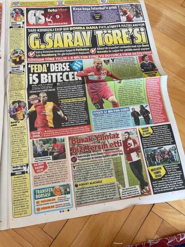 FOTOMAÇ GAZETESİ - 15 TEMMUZ 2012 - FENER 12'DEN VURDU - KARTAL AVA HAZİR - G.SARAY'IN TÖREN ALAYI - KADIKÖY'DE DEV RANDEVU - YAYLALAR YAYLALAR - BOMBA GİBİ HABER - YERİMİZ ZİRVE - SADRİ BABADAN MASALLAR - KARAKTERSİZ BURAK - TOURE BİLMECESİ - G.SARAY TÖRE'Sİ - 