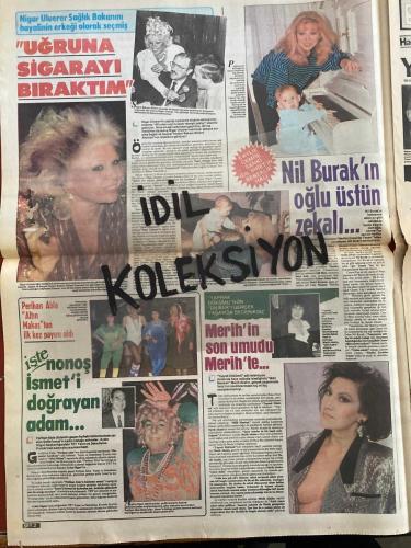 ŞEY HAFTALIK MAGAZİN GAZETESİ - DOĞUM GÜNÜ HEDİYESİ (TURKİSH - NEWSPAPER) - 2 NİSAN 1988 - TAM TAKIM 12 SAYFADIR -Emrah-Bülent Ersoy-Berna Yılmaz-Hülya Koçyiğit-Gülşen Bubikoğlu-Melda Işık-Nihat Işıklar-Nil Ünal-Meral Zeren-Hüseyin Vural-Coşkun Sabah-Oskar Plak-Dikran Masis-Serpil Benay-Suat Kutlu-Bergen-Hava Kopan-Nigar Uluerer-Bülent Akarcalı-Nil Burak-Perihan Abla-Aydın Olgun-Merih Akalın-Seza Nil Özdemir-Rauf Nuri Güntekin-Faisal Toksay-Cem Duna-Sedat Mehmet Ağa-Metin Milli-Yıldırım Güven-Meral Zeren-Coşkun Göğen-Orhan Elmasan-Yalçın Ülgen-Süleyman Demirel-Mehmet Keçeciler-Turgut Özal-Selahattin Kaya-Mesut Mercan-Ercan Vural-İbrahim Halil Çelik-Tınaz Titiz-Cem Karaca-Orhan Gencebay-Emrah-Ferdi Tayfur-Mahmut Tuncer-Hüsnü Önal-Müjdat Gezen-Yılmaz Güney-Kadir İnanır-Hüseyin Vural-Mustafa Türkcan-Ayten Gökçer-Semra Özal-Adnan Kahveci-Zeki Metin Sevgili-Mesut Yılmaz-Hülya Konuk-Tarık Akan-Mahmut Tezcan-Melike Zobu-Cihan Ünal-Selin Dilmen-Cem Özer-Erol Pekcan-Selba Yeter-Faruk Tınaz-Engi