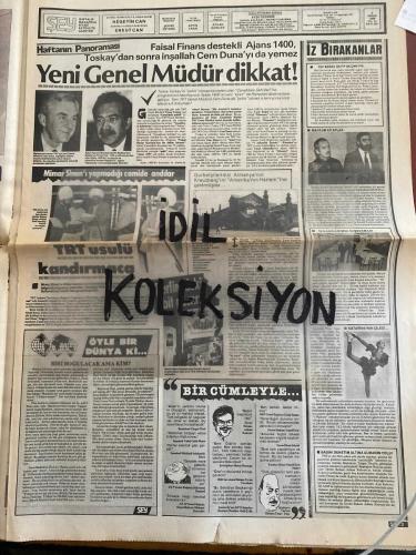 ŞEY HAFTALIK MAGAZİN GAZETESİ - DOĞUM GÜNÜ HEDİYESİ (TURKİSH - NEWSPAPER) - 2 NİSAN 1988 - TAM TAKIM 12 SAYFADIR -Emrah-Bülent Ersoy-Berna Yılmaz-Hülya Koçyiğit-Gülşen Bubikoğlu-Melda Işık-Nihat Işıklar-Nil Ünal-Meral Zeren-Hüseyin Vural-Coşkun Sabah-Oskar Plak-Dikran Masis-Serpil Benay-Suat Kutlu-Bergen-Hava Kopan-Nigar Uluerer-Bülent Akarcalı-Nil Burak-Perihan Abla-Aydın Olgun-Merih Akalın-Seza Nil Özdemir-Rauf Nuri Güntekin-Faisal Toksay-Cem Duna-Sedat Mehmet Ağa-Metin Milli-Yıldırım Güven-Meral Zeren-Coşkun Göğen-Orhan Elmasan-Yalçın Ülgen-Süleyman Demirel-Mehmet Keçeciler-Turgut Özal-Selahattin Kaya-Mesut Mercan-Ercan Vural-İbrahim Halil Çelik-Tınaz Titiz-Cem Karaca-Orhan Gencebay-Emrah-Ferdi Tayfur-Mahmut Tuncer-Hüsnü Önal-Müjdat Gezen-Yılmaz Güney-Kadir İnanır-Hüseyin Vural-Mustafa Türkcan-Ayten Gökçer-Semra Özal-Adnan Kahveci-Zeki Metin Sevgili-Mesut Yılmaz-Hülya Konuk-Tarık Akan-Mahmut Tezcan-Melike Zobu-Cihan Ünal-Selin Dilmen-Cem Özer-Erol Pekcan-Selba Yeter-Faruk Tınaz-Engi