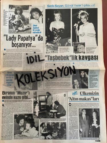 ŞEY HAFTALIK MAGAZİN GAZETESİ - DOĞUM GÜNÜ HEDİYESİ (TURKİSH - NEWSPAPER) - 13 ŞUBAT 1988 - TAM TAKIM 12 SAYFADIR -Yasemin Yalçın-Seda Sayan-Gönül Yazar-Demir Akın-Ahmet Uğurlu-Necati Uğur-Ahmet Üzmez-Ahmet Uğurlu-Seda Sayan-Gönül Yazar-Aysel Gürel-Aliya İzzetbegoviç-Aydın Oğuzlu-Recep Narin-Kemal Aslan-Demir Akın-Yasemin Yalçın-Lady Diana-Prens Charles-Lady Papatya-Tasbebek-Ahmet Uğurlu-Necati Uğur-Gönül Yazar-Seda Sayan-Aysel Gürel-Aydın Oğuzlu-Recep Narin-Kemal Aslan-Demir Akın-Lady Diana-Prens Charles-Türkan Şoray-Cihan Ünal-Rutkay Aziz-Süreyya Duru-Kerem Alışık-Bülent Ersoy-Bahar Öztan-Binhan Orhon-Banu Alkan-Sevtap Parman-Selçuk Özer-Şahin Gök-Ajda Pekkan-Selahattin Alpay-Sona Alışık-Talha Özmen-Salih Güney-Hakan Kalkavan-Serpil Çakmaklı-Selen Uçer-Necdet Tosun-Ebru Aykut-Gönül Yazar-Osman Hızlan-İrem Aykut-Metin Bara-Necdet Tosun-Kenan Evren-Turgut Özal-Erdal İnönü-Ercan Vuralhan-Bedrettin Dalan-Mehmet Keçeciler-Süleyman Demirel-Bergen Tam Sayfa Posteri