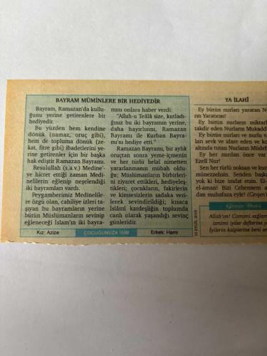 10 Eylül 2010 Orijinal Takvim Yaprağı-Doğum Günü-Söz,Nişan,Nikâh,Düğün ve Önemli Günler Hediyesi-Nesil Takvim-Ayet,Hadis (Al-i İmran Suresi,132)-Ramazan Bayramı 2.Gün-Orhaneli ve Orhangazi'nin kurtuluşu(1922)-Bayram Müminlere Bir Hediyedir-Ya İlahi-Günün Duası-Çocuğunuza İsim:Kız:Azize,Erkek:Hami