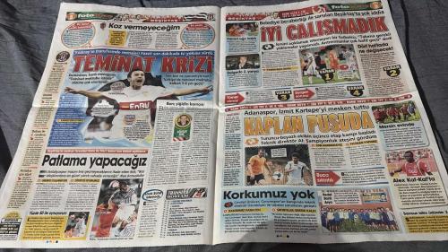 PAS FOTOMAÇ -TURKISH NEWSPAPER - DOĞUM GÜNÜ HEDİYESİ  - TAM TAKIM EKSİKSİZ GAZETE   10 AĞUSTOS - 2009 - ATEŞLİ ASLAN - HOROZ SUSTU - HESAP KAPANDI - DAHA YENİ BAŞLADIK - KALEYİ BULAMADI - YABANCIBAHÇE! - YİNE SKANDAL! - JOSİCO BOMBALADI - ÇEK PAZARLIĞI - BÜYÜK PROTESTO - BROOS KEYİFLİ - BAY ŞUT CEYHUN! - TONY SYLVA'DAN ÖZÜR - HARİKAYDIK - MÜTHİŞ DESTEK - ÇİFT ÖN LİBEROYA DÖNÜŞ - YILDIRAY'IN TRANSFERİNDE TEMİNAT KRİZİ - PATLAMA YAPACAĞIZ - YÜZDE 50 İLE OYNUYORUM - KAPLAN PUSUDA - KORKUMUZ YOK - TIMSAH MEST ETTİ - ZAMANA İHTİYACIMIZ VAR - ŞANSSIZLIK ÇILDIRTTI - HAYIRLI YENİLGİ - ACILAR İÇİNDE - BRONZ'LU SON - MEVLÜT KADRO DIŞI - ALPASLAN - ALANZINHO - ADNAN POLAT - AYHAN - AYKUT KOCAMAN - BAROS - BARRY - BATUHAN KARADENİZ - BEKİR KİNGUR - BILAL - BURAK - BÜLENT TIMURLENK - CARLOS - CEMİLE MUKADDES ÖZDEMİR - COUCEIRO - CRISTIAN - DANIEL RODRIGUEZ PEREZ - DAUM - DELGADO - ELANO BLUMER - EGEMEN KORKMAZ - EMRE - ENGİN BAYTAR - ERHAN - ERGÜN GÜRSOY - ERSEN MARTIN - ERÖZKAN - FERHAT ÖZTORUN -