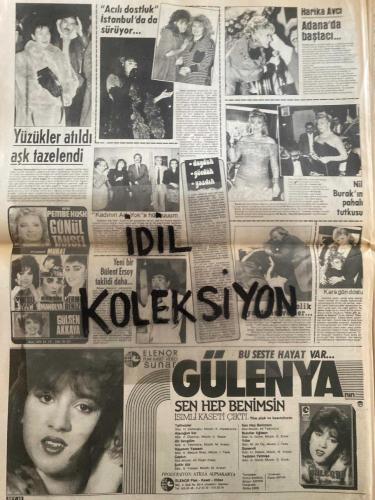 ŞEY HAFTALIK MAGAZİN GAZETESİ - DOĞUM GÜNÜ HEDİYESİ (TURKİSH - NEWSPAPER) - 20 ŞUBAT 1988 - TAM TAKIM 12 SAYFADIR -Sibel Can-Dalan-Ömer Dinçkök-Zeynep Şilan-Semra Özal-Papatya Perihan Abla-Yüksel Uzel-Perran Kutman-Şevket Altuğ-Küçük Emrah-Nermin-Yaşar Alptekin-Nurdan Torun-Şebnem Dinçgör-Salih Güney-Emel Kasapoğlu-Müjde Ar-Tuncay Özinel-Harika Avcı-Nil Burak-Gönül Yazar-Deniz Akkol-Orhan Elmas-Kadir İnanır-Tanya Arslan-Nazan Ayas-Bülent Ersoy-Gülenya-Arif Susam-Murat Morova-Hülya Avşar-Türkan Şoray-Rutkay Aziz-Murat-Mustafa Özhan-Gül Dinçkök-Semra Özal-Sibel Can-Bülent Ersoy-Hülya Avşar-Türkan Şoray-Rutkay Aziz-Arif Susam-Gönül Tansel-Yüksel Selçuk-Meral Şima-Munalya Denizci-Gülşen Akkaya-Kadir İnanır-Deniz Akkol-Nil Burak-Harika Avcı-Orhan Elmas-Murat Morova-Müjde Ar-Salih Güney-Emel Kasapoğlu-Perran Kutman-Şevket Altuğ-Yaşar Alptekin-Nurdan Torun-Şebnem Dinçgör-Küçük Emrah-Nermin-Dalan-Zeynep Şilan-Ömer Dinçkök-Gül Dinçkök-Papatya-Semra Özal-Mustafa Özhan-Gülenya-Arif Susam-Bülent E