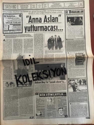 ŞEY HAFTALIK MAGAZİN GAZETESİ - DOĞUM GÜNÜ HEDİYESİ (TURKİSH - NEWSPAPER) - 20 ŞUBAT 1988 - TAM TAKIM 12 SAYFADIR -Sibel Can-Dalan-Ömer Dinçkök-Zeynep Şilan-Semra Özal-Papatya Perihan Abla-Yüksel Uzel-Perran Kutman-Şevket Altuğ-Küçük Emrah-Nermin-Yaşar Alptekin-Nurdan Torun-Şebnem Dinçgör-Salih Güney-Emel Kasapoğlu-Müjde Ar-Tuncay Özinel-Harika Avcı-Nil Burak-Gönül Yazar-Deniz Akkol-Orhan Elmas-Kadir İnanır-Tanya Arslan-Nazan Ayas-Bülent Ersoy-Gülenya-Arif Susam-Murat Morova-Hülya Avşar-Türkan Şoray-Rutkay Aziz-Murat-Mustafa Özhan-Gül Dinçkök-Semra Özal-Sibel Can-Bülent Ersoy-Hülya Avşar-Türkan Şoray-Rutkay Aziz-Arif Susam-Gönül Tansel-Yüksel Selçuk-Meral Şima-Munalya Denizci-Gülşen Akkaya-Kadir İnanır-Deniz Akkol-Nil Burak-Harika Avcı-Orhan Elmas-Murat Morova-Müjde Ar-Salih Güney-Emel Kasapoğlu-Perran Kutman-Şevket Altuğ-Yaşar Alptekin-Nurdan Torun-Şebnem Dinçgör-Küçük Emrah-Nermin-Dalan-Zeynep Şilan-Ömer Dinçkök-Gül Dinçkök-Papatya-Semra Özal-Mustafa Özhan-Gülenya-Arif Susam-Bülent E