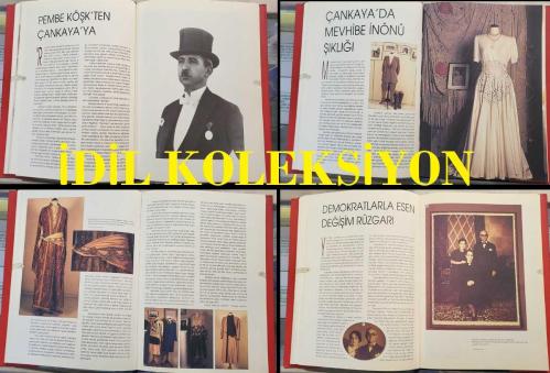 CUMHURİYET KIYAFETLERİ, ŞAZİYE KARLIKLI, DEFNE TOZAN - 271 SAYFA, CİLTLİ ve ŞÖMİZLİ, GSD HOLDİNG - FESLİ ZAMANLAR, ORHAN KOLOĞLU - İLK ŞAPKALILAR, 1910 - ŞAPKAYA TEPKİLER, İDAMLAR, MECLİS TARTIŞMALARI - ŞAPKAYLA KIYAFET ADABI, MODERN YAŞAM DALGASI - DENİZ HAMAMLARI - BELGİN ERTEN - DEVLET ERKANI ve EŞLERİ - EMİNE TURAN - POLİS, KALPAKTAN ŞAPKAYA - ÇARLİSTON RÜZGARI - CHANEL - MODADA TEKAMÜL - DÖNEMİN ÜNLÜ TERZİLERİ ve MAĞAZALARI - CAHİDE ŞIKLIĞI - PEMBE KÖŞK'TEN ÇANKAYA'YA - MODA ALMAN İŞGALİ ALTINDA - ŞAPKADAN EŞARBA, ŞEN ŞAPKA'DAN VAKKO'YA - TERZİLİK MESLEĞİNİN ANA KUCAĞI: OLGUNLAŞMA ENSTİTÜLERİ - ÜNİFORMALI KÖYLÜ ÇOCUKLARI - BABSTİL ve KIRMIZI MENDİLLER - DEMOKRATLARDA ESEN DEĞİŞİM RÜZGARI - DÜNYA MODASININ YENİ KRALI; DİOR - EKONOMİDE DEMOKRAT PARTİ İMZASI - BİR İHTİLALDEN BİR İHTİLALE - DEMİREL'İN ŞAPKASI, ECEVİT''İN MAVİ GÖMLEĞİ - GECEKONDU MODASI, ORHAN GENCEBAY - ZEKİ MÜREN'İN KIYAFET REFORMU - KIYAFETTE SİYASALLAŞMA - İMAJ DEVRİNİN SANATÇILARI - 21. YÜZYILA GİRERKEN