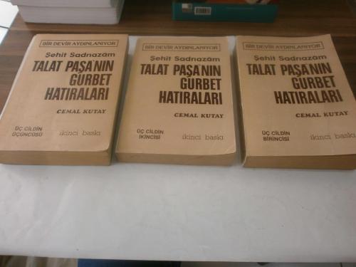 Şehit Sadrıazam Talat Paşa'nın Gurbet Hatıraları 3 Cilt Takım