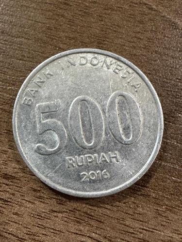 2016 Endonezya 500 rupi madeni para ÇT