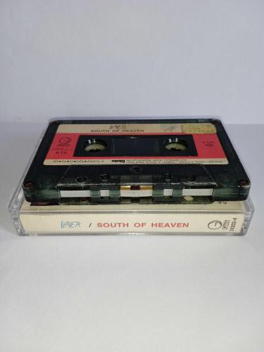 Kaset slayer south of heaven albümü. Orijinal 1989 dönem Kağıt Baskı. Sorunsuz çalışıyor. Koleksiyonluk
