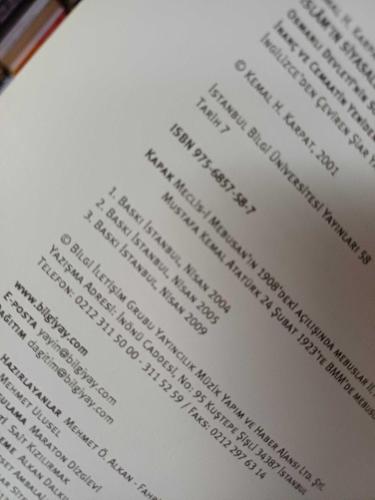 İslâm'ın Siyasallaşması - Osmanlı Devleti'nin Son Döneminde Kimlik, Devlet, İnanç ve Cemaatin Yeniden Yapılandırılması