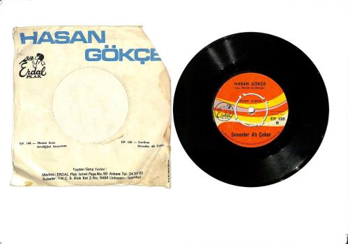 Hasan Gökçe – Gariban & Sevenler Ah Çeker 45'lik Plak (10/7.5)