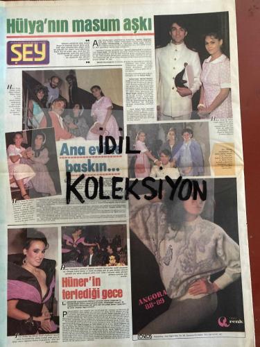 ŞEY HAFTALIK MAGAZİN GAZETESİ - DOĞUM GÜNÜ HEDİYESİ (TURKİSH - NEWSPAPER) - 20 ŞUBAT 1988 - TAM TAKIM 12 SAYFADIR -Sibel Can-Hakan Ural-Selçuk Ural-Sezen Aksu-Hülya Avşar-Fatma Girik-Eşref Kolçak-Selma Sonat-Ümit Efekan-Hüner Coşkuner-Cemil İpekçi-Sadık Kızılağaç-Nazan Şoray-Serdival Film-Fulden Uras-Engin Temizer-Tolga Savacı-Semra İnanç-Leyla Toprak-Neriman-Semra İnanç-Merih Akalın-Kerem Yılmazer-Göksel Koray-Yavuz Önder-Tary Davies-Ceylan-Müjde Ar-Şener Şen-Kadir İnanır-Nevfel Müjde-Arif Arslan-Zerrin Egeliler-Hüseyin Baradan-Ali Ural-Turgut Özal-Semra Özal-Canan Yaka-Semra Türel-Muhammed Ali-Baydar Özcan-Hadi Mir Rafatli-Atatürk-Redhouane Rafati-Hulya Kocyigit-Aysel Gürel-Ahmet Özhan-Burcu Burkut-Haluk Kurdoğlu-Emel Cevizer-Meral Akalın-Rengin Kumbaracı-Arçın Atbaş-Ayşa Uluçay-Orhan Gencebay-Meltem Taner-Erhan Önal-Müşerref Akay-Mahmut Tezcan-İbrahim Tatlıses-İnsan İmer-Beşiktaş Belediye Başkanı Mithat Kola-Müge Akyamaç-Nazan Ayas-Nazan Saides Gülerşin-Alihan Ayas-Tevfik Akay-Müge
