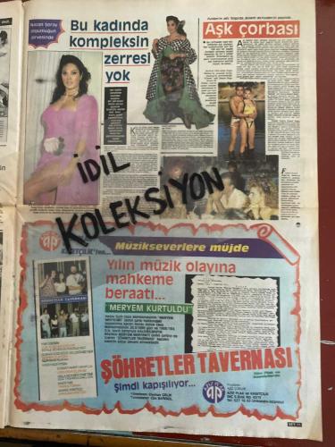 ŞEY HAFTALIK MAGAZİN GAZETESİ - DOĞUM GÜNÜ HEDİYESİ (TURKİSH - NEWSPAPER) - 20 ŞUBAT 1988 - TAM TAKIM 12 SAYFADIR -Sibel Can-Hakan Ural-Selçuk Ural-Sezen Aksu-Hülya Avşar-Fatma Girik-Eşref Kolçak-Selma Sonat-Ümit Efekan-Hüner Coşkuner-Cemil İpekçi-Sadık Kızılağaç-Nazan Şoray-Serdival Film-Fulden Uras-Engin Temizer-Tolga Savacı-Semra İnanç-Leyla Toprak-Neriman-Semra İnanç-Merih Akalın-Kerem Yılmazer-Göksel Koray-Yavuz Önder-Tary Davies-Ceylan-Müjde Ar-Şener Şen-Kadir İnanır-Nevfel Müjde-Arif Arslan-Zerrin Egeliler-Hüseyin Baradan-Ali Ural-Turgut Özal-Semra Özal-Canan Yaka-Semra Türel-Muhammed Ali-Baydar Özcan-Hadi Mir Rafatli-Atatürk-Redhouane Rafati-Hulya Kocyigit-Aysel Gürel-Ahmet Özhan-Burcu Burkut-Haluk Kurdoğlu-Emel Cevizer-Meral Akalın-Rengin Kumbaracı-Arçın Atbaş-Ayşa Uluçay-Orhan Gencebay-Meltem Taner-Erhan Önal-Müşerref Akay-Mahmut Tezcan-İbrahim Tatlıses-İnsan İmer-Beşiktaş Belediye Başkanı Mithat Kola-Müge Akyamaç-Nazan Ayas-Nazan Saides Gülerşin-Alihan Ayas-Tevfik Akay-Müge