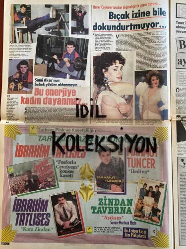 ŞEY HAFTALIK MAGAZİN GAZETESİ - DOĞUM GÜNÜ HEDİYESİ (TURKİSH - NEWSPAPER) - 11 ŞUBAT 1989 - TAM TAKIM 12 SAYFADIR -Yalçın Dümer-Sevtap Parman-Müjde Ar-Hülya Avşar-Arslan Güven-Melike Gazi-Gülay İsmetoğlu-Yasemin Evcim-Zeki Müren-Ayşe Özdemir-Samime Sanay-Nil Burak-Cemre Yaz-Nuri Sesigüzel-Birgül Sesigüzel-Cemal Yıldız-Aliye Alpayın-Mehmet Emin Sungur-Çetin Gündüz-Ahmet Kaya-Muazzez Abacı-Sibel Savcı-Harika Avcı-Avni Anıl-Matine-Suare-Ömer Arzuman-Filiz-Hüner Coşkuner-Sami Aksu-İbrahim Tatlıses-Mahmut Tuncer-Murtaza Elgin-Selda-Türkan Şoray-Şener Şen-Emin And-Atilla Candemir-Hakan Balamir-Kadir İnanır-Sun Günal-Josie And-Judi Kervancıoğlu-Meral Mansuroğlu-Aytaç Arman-Müjdat Gezen-Müslüman İman-Osmanbey Gazi-Beyoğlu Lale-Aksaray Yıldız-Roger Donaldson-Richie Hackman-Sean Young-Patton-Medha Şen-Ebru-Elli-Bekir Sacar-Füsun Erbulak-Taner Gürkan-Kemal Sunal-Gül Sunal-Göksel Kortay-Bülent Kınay-Tolga Aşkıner-Halit Akçatepe-Semra Özgül-AKM-Bülent Kıral-Necdet Tosun-Fulden Uraloğlu-Füsun Erbula