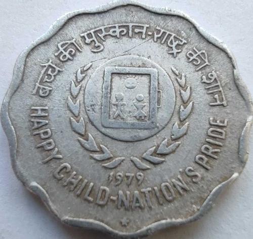 Hindistan 10 Paise 1979 - Nadirlik 