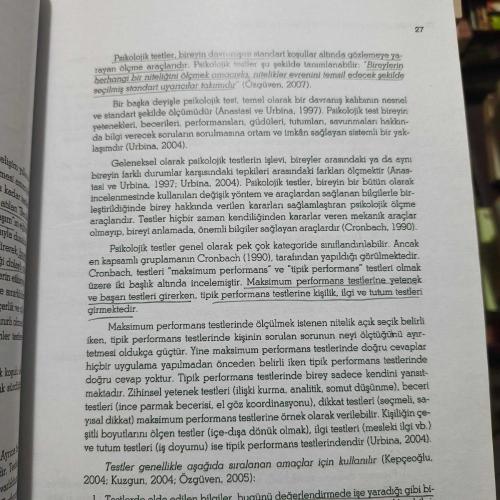 Psikolojik Danışma ve Rehberlikte Test Dışı Teknikler