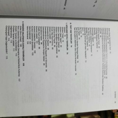 Psikolojik Danışma ve Rehberlikte Test Dışı Teknikler