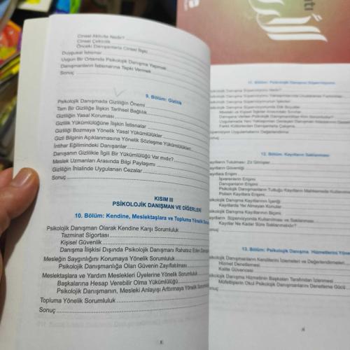 Psikolojik Danışmanlıkta Etik ve Yasal Konular