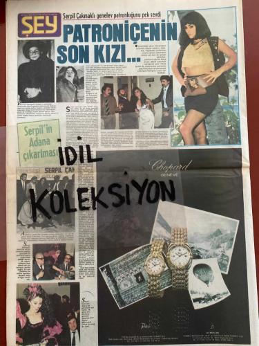 ŞEY HAFTALIK MAGAZİN GAZETESİ - DOĞUM GÜNÜ HEDİYESİ (TURKİSH - NEWSPAPER) - 18 ŞUBAT 1989 - TAM TAKIM 12 SAYFADIR -Merve Sökmen-Savaş Sökmen-Tolga Su-Emrah-Arslan Güven-Aysel Gürel-Yeliz-Gülan Duru-Derya Tuna-Latif Demirbağ-Aydoğan Tuğba-Cenk Koray-Bahattin Esenler-Oğul Ayhan-Hayri Ekender-Melih Gülgen-Serpil Çakmaklı-Kızben Yayla-Güney Yaman-Hale Soygazi-Fatma Girik-Türker İnanoğlu-Osman Seden-Emel Sayın-Ajda Pekkan-Ali Bars-Bekir Sacar-Tarık Akan-Yasemin Özgül-Fransız Ramon-Meral Orhonsay-Zuhal Olcay-Filiz Akın-Bülent Ersoy-Bubi-Aziz-Mehmet Günsur-Erol Durak-Tolga Aşkıner-Nihat İleri-Mert Kutlu-Perihan Abla-Senra Özal-Devrim Kadını-Memduh Ün-Semra Özal-Erol Taş-Halit Genç-Nurdan Tuna-Sevda Ferda-Ali Akın-Şehnaz Dilan-Epi Can-Arda Özcan-Nuri Ertürk-Erhan Fatma Girik-Hale Soygazi-Ajda Pekkan-Emel Sayın-Filiz Akın-Meral Orhonsay-Zuhal Olcay-Tarık Akan-Aysel Gürel-Serpil Çakmaklı-Merve Sökmen-Tolga Su-Emrah-Yeliz-Gülan Duru-Derya Tuna-Latif Demirbağ-Aydoğan Tuğba-Cenk Koray-Bahattin Esen