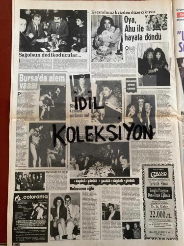 ŞEY HAFTALIK MAGAZİN GAZETESİ - DOĞUM GÜNÜ HEDİYESİ (TURKİSH - NEWSPAPER) - 18 ŞUBAT 1989 - TAM TAKIM 12 SAYFADIR -Merve Sökmen-Savaş Sökmen-Tolga Su-Emrah-Arslan Güven-Aysel Gürel-Yeliz-Gülan Duru-Derya Tuna-Latif Demirbağ-Aydoğan Tuğba-Cenk Koray-Bahattin Esenler-Oğul Ayhan-Hayri Ekender-Melih Gülgen-Serpil Çakmaklı-Kızben Yayla-Güney Yaman-Hale Soygazi-Fatma Girik-Türker İnanoğlu-Osman Seden-Emel Sayın-Ajda Pekkan-Ali Bars-Bekir Sacar-Tarık Akan-Yasemin Özgül-Fransız Ramon-Meral Orhonsay-Zuhal Olcay-Filiz Akın-Bülent Ersoy-Bubi-Aziz-Mehmet Günsur-Erol Durak-Tolga Aşkıner-Nihat İleri-Mert Kutlu-Perihan Abla-Senra Özal-Devrim Kadını-Memduh Ün-Semra Özal-Erol Taş-Halit Genç-Nurdan Tuna-Sevda Ferda-Ali Akın-Şehnaz Dilan-Epi Can-Arda Özcan-Nuri Ertürk-Erhan Fatma Girik-Hale Soygazi-Ajda Pekkan-Emel Sayın-Filiz Akın-Meral Orhonsay-Zuhal Olcay-Tarık Akan-Aysel Gürel-Serpil Çakmaklı-Merve Sökmen-Tolga Su-Emrah-Yeliz-Gülan Duru-Derya Tuna-Latif Demirbağ-Aydoğan Tuğba-Cenk Koray-Bahattin Esen