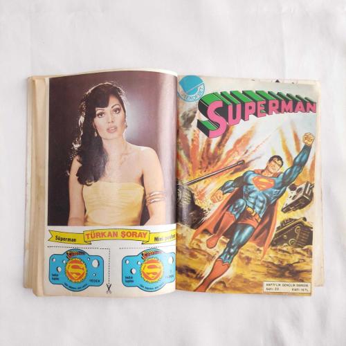 SUPERMAN Cilt - 8 ( Türkan Şoray, Ajda Pekkan, Fatma Girik Mini Posterli )
