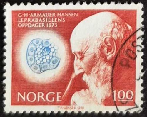 +++ NORVEÇ CÜZZAM BAKTERİSİNİ BULAN DR. GERHARD ARMAUNER HANSEN      1973   - DAMGALI