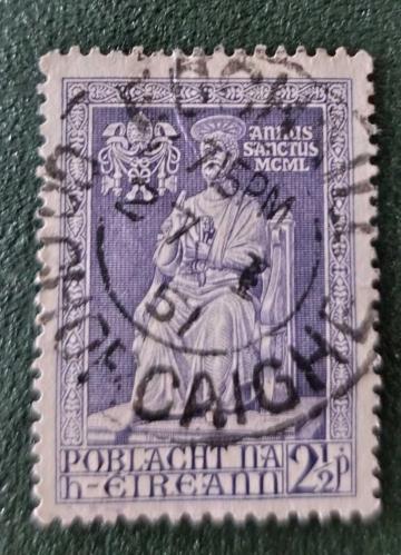 İrlanda _1950_ damgalı pul