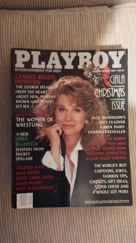 Playboy Magazine Entertainment For Men December 1989