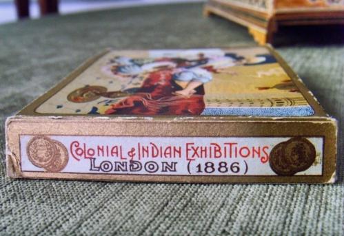 1886 Antika Mısır Aristokrat Colombos sigara pakedi boş kılıfı kolleksiyonluk