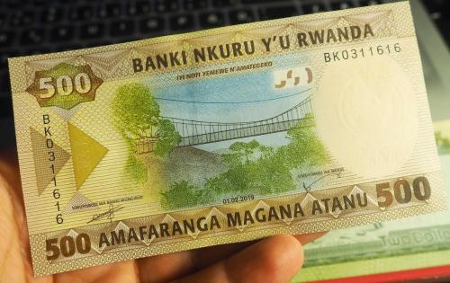 RWANDA 500 FRANK ÇİL