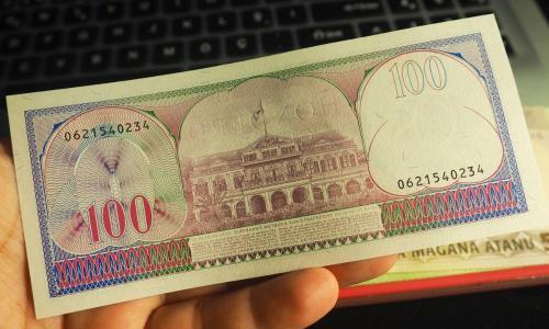 1985 SURİNAME 100 GULDEN ÇİL