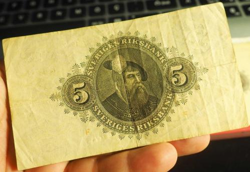 1947 İSVEÇ 5 KRONOR ÇÇT