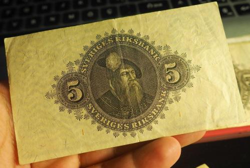 1946 İSVEÇ 5 KRONOR ÇÇT