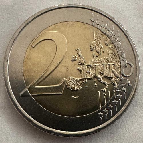 Fransa 2 Euro 2025.  Notre-Dame De Paris. AU