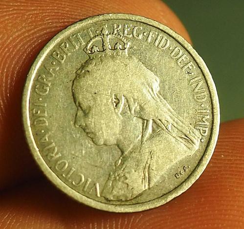 1901 KIBRIS 3 PİASTRE GÜMÜŞ KRALİÇE VİCTORİA