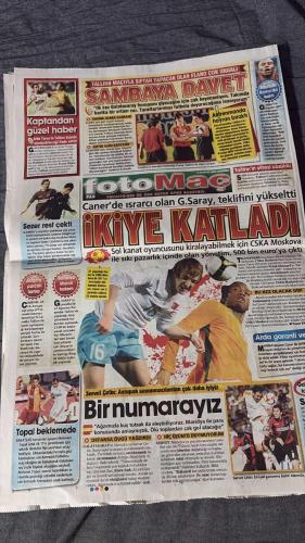 PAS FOTOMAÇ -FUTBOL GAZETESİ -TURKISH NEWSPAPER - DOĞUM GÜNÜ HEDİYESİ  - TAM TAKIM EKSİKSİZ GAZETE   19 AĞUSTOS - 2009 -  MAHŞERİN DÖRT ATLISI ALBÜMÜNÜZ BUGÜN FOTOMAÇ'TAN HEDİYE - SAKIN KAÇIRMAYIN - G.SARAY SÜPER BİR YILDIZ DAHA ALIYOR - ÖZEL FOTO HABER - SON ASLAN SERCAN - CİMBOM, SERCAN YILDIRIM İÇİN 3 MİLYON EURO'NUN YANI SIRA KALECİ AYKUT, MEHMET GÜVEN, ALPARSLAN ERDEM VE YASER'İ ÖNERDİ - BURSASPOR İSE 4 OYUNCU ARASINDA NONDA VE AYDIN'IN YER ALMASINI İSTEDİ - TRANSFERİN GERÇEKLEŞMESİ AN MESELESİ - CANER'E İKİ MİSLİ TEKLİF - DAUM'DAN F.BAHÇE'NİN GÜNDEMİNDEKİ TUNCAY'A NASIHAT - HARCANIRSIN - SERCAN YILDIRIM - AYKUT - MEHMET GÜVEN - ALPARSLAN ERDEM - YASER - NONDA - AYDIN - RIJKAARD - ELANO - KEITA - ADNAN POLAT - DAUM - TUNCAY - SİNAN ENGİN - DENİZLİ - AURELIO - EDU - LUGANO - HINCAL - ELVAN - BATUHAN - HURMACI - DEIVID - SEMİH - VOLKAN - MURET - ROLAND KOCH - MAHMUT - ABDÜLCELİL - UĞUR BORAL - ANDRE - DENİS DERİNSU - ALEX - AZİZ YILDIRIM - ÖNDER - İLKER ATEŞ -