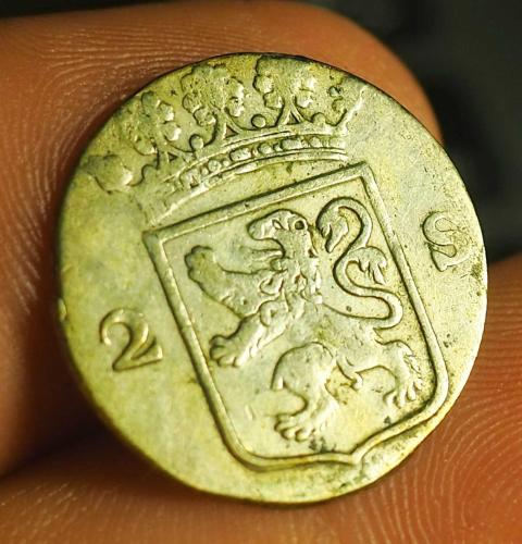 1789 HOLLANDA 2 STUİBER GÜMÜŞ ÇOK NADİR