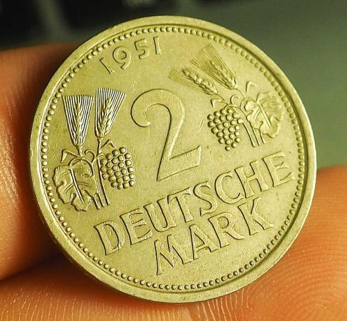 1951 ALMANYA 2 MARK