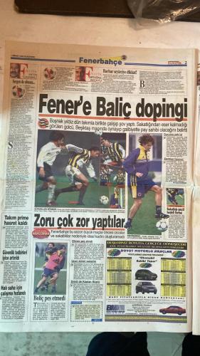 FANATİK SPOR GAZETESİ - TURKISH NEWSPAPER - DOĞUM GÜNÜ HEDİYESİ  - EKSİKSİZ TAM TAKIM GAZETE - 1 NİSAN 1999 - SAYI:1229 - KALLI - FELDKAMP - SULEYMAN SEBA - ORHAN YILDIRIM - OKTAY - APO - OGÜN - WALKER - MATTHAEUS - BECKERBER - JEREMIES - NEUVILLE - ISMET BADEM - TOLUNAY - FATİH TERİM - HAKAN ŞÜKÜR - OKAN - HAGI - BURAK - BUAT - ERGÜN - UFUK - SUAT - ÜMİT - TUGAY - EMRE - ABDULLAH - BALIÇ - YUSUF DURSUN - NACİ YALINKILIÇ - EROL DEMİRKOL - EREL DEMİTTKOL - BU VATAN - GERÇEK SPOR GAZETESİ - FANATIK - BEŞİKTAŞ'IN GALİBİYETİ SÜRPRİZ OLUR - DERBİ İÇİN TEMKİNLİ - BAYRAMLAŞMA - DOPİNG CEZASI - FUTBOL FEDERASYONU - ÇIPLAK PROTESTO - KUPA GÜNÜ - TRANSFER - İHBAR - ŞAMPİYONLUK - BALLI İDMAN - FORVETE ÖZEL DERS - 200'LER KULÜBÜ - YİNE ŞAMPİYONLUĞA - GALATASARAY'DA EKSİKLER - AĞRILAR DEVAM EDİYOR - İSVİÇRE YOLCUSU - FENER'DE APO VE OGÜN - KANARYA'DA 9'DA 9 SÖZÜ - FLORYA'YA BOMBA İHBARI - YENİ LİDER ALMANYA - FENERBAHÇE'DE BALİÇ RÜZGARI - RAKİP CİM BOM - VOLEYBOLDA KUPA GÜNÜ - SAMSUN'UN ŞANSI YOK -