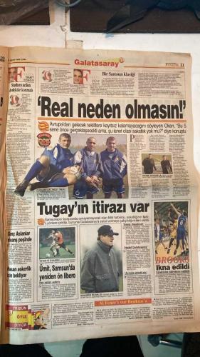 FANATİK SPOR GAZETESİ - TURKISH NEWSPAPER - DOĞUM GÜNÜ HEDİYESİ  - EKSİKSİZ TAM TAKIM GAZETE - 2 NİSAN 1999 - SAYI:1230 - FATİH TERİM - CEMİL TURAN - CAMPBELL - SERGIO - DRAGÜVENEROĞLU - SCHUMACHER - BALİÇ - MOLDOVAN - FELDKAMP - OKTAY - CHEN - ENUGU - AYHAN - MEHMET DURAN - SEMİH SAYGINER - GÖKHAN TEPE - DENİZLİ - VUGRİNEÇ - YURİ - CÜNEYT KARAKAYA - SUAT - HAGI - ÜMİT - UCHE - HÖGH - POPOESCU - KNUP - ILIE - AMOKACHI - OHEN - ARÇİL - SOLA - - TERİM: KENDİMİZE BAKALIM - SON UYARILAR - FENERBAHÇE AĞIR BASIYOR - DEFANS ÇAKILI KALMAMALI - YURT DIŞINA UÇAN PARALAR - BEŞİKTAŞ ÇOK RAHAT KAZANIR - KIRAN KIRANA İDMAN - LÖW PRES ÇALIŞTIRDI - DERBİ HAZIRLIĞI - SCHUMACHER’E CEZA - KANATLAR İYİ ÇALIŞMALI - BALİÇ-MOLDOVAN FARKI - NEŞELİ GÜN - KALLİ’NİN FORVET BİLMECESİ - PERDE ADANA’DA AÇILIYOR - DENİZLİ: ALMANYA BİZİ YENEMEYECEK - PUAN DURUMU - HAFTANIN MAÇLARI - BÜYÜK DÜŞÜN BÜYÜK OYNA - CANLI BOMBA TEDBİRİ - TERCİHLİ SUAT - YENİ BİR KAYBA İZİN YOK - ORTADAN SÜRPRİZ GOLCÜLER - DÜŞÜNSEL MOTİVASYON