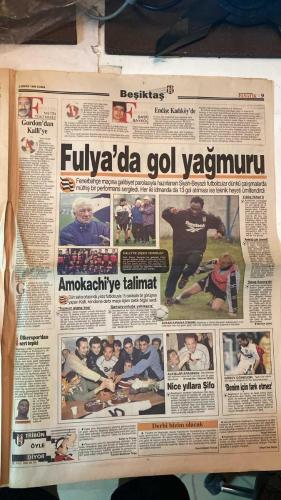 FANATİK SPOR GAZETESİ - TURKISH NEWSPAPER - DOĞUM GÜNÜ HEDİYESİ  - EKSİKSİZ TAM TAKIM GAZETE - 2 NİSAN 1999 - SAYI:1230 - FATİH TERİM - CEMİL TURAN - CAMPBELL - SERGIO - DRAGÜVENEROĞLU - SCHUMACHER - BALİÇ - MOLDOVAN - FELDKAMP - OKTAY - CHEN - ENUGU - AYHAN - MEHMET DURAN - SEMİH SAYGINER - GÖKHAN TEPE - DENİZLİ - VUGRİNEÇ - YURİ - CÜNEYT KARAKAYA - SUAT - HAGI - ÜMİT - UCHE - HÖGH - POPOESCU - KNUP - ILIE - AMOKACHI - OHEN - ARÇİL - SOLA - - TERİM: KENDİMİZE BAKALIM - SON UYARILAR - FENERBAHÇE AĞIR BASIYOR - DEFANS ÇAKILI KALMAMALI - YURT DIŞINA UÇAN PARALAR - BEŞİKTAŞ ÇOK RAHAT KAZANIR - KIRAN KIRANA İDMAN - LÖW PRES ÇALIŞTIRDI - DERBİ HAZIRLIĞI - SCHUMACHER’E CEZA - KANATLAR İYİ ÇALIŞMALI - BALİÇ-MOLDOVAN FARKI - NEŞELİ GÜN - KALLİ’NİN FORVET BİLMECESİ - PERDE ADANA’DA AÇILIYOR - DENİZLİ: ALMANYA BİZİ YENEMEYECEK - PUAN DURUMU - HAFTANIN MAÇLARI - BÜYÜK DÜŞÜN BÜYÜK OYNA - CANLI BOMBA TEDBİRİ - TERCİHLİ SUAT - YENİ BİR KAYBA İZİN YOK - ORTADAN SÜRPRİZ GOLCÜLER - DÜŞÜNSEL MOTİVASYON