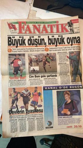 FANATİK SPOR GAZETESİ - TURKISH NEWSPAPER - DOĞUM GÜNÜ HEDİYESİ  - EKSİKSİZ TAM TAKIM GAZETE - 2 NİSAN 1999 - SAYI:1230 - FATİH TERİM - CEMİL TURAN - CAMPBELL - SERGIO - DRAGÜVENEROĞLU - SCHUMACHER - BALİÇ - MOLDOVAN - FELDKAMP - OKTAY - CHEN - ENUGU - AYHAN - MEHMET DURAN - SEMİH SAYGINER - GÖKHAN TEPE - DENİZLİ - VUGRİNEÇ - YURİ - CÜNEYT KARAKAYA - SUAT - HAGI - ÜMİT - UCHE - HÖGH - POPOESCU - KNUP - ILIE - AMOKACHI - OHEN - ARÇİL - SOLA - - TERİM: KENDİMİZE BAKALIM - SON UYARILAR - FENERBAHÇE AĞIR BASIYOR - DEFANS ÇAKILI KALMAMALI - YURT DIŞINA UÇAN PARALAR - BEŞİKTAŞ ÇOK RAHAT KAZANIR - KIRAN KIRANA İDMAN - LÖW PRES ÇALIŞTIRDI - DERBİ HAZIRLIĞI - SCHUMACHER’E CEZA - KANATLAR İYİ ÇALIŞMALI - BALİÇ-MOLDOVAN FARKI - NEŞELİ GÜN - KALLİ’NİN FORVET BİLMECESİ - PERDE ADANA’DA AÇILIYOR - DENİZLİ: ALMANYA BİZİ YENEMEYECEK - PUAN DURUMU - HAFTANIN MAÇLARI - BÜYÜK DÜŞÜN BÜYÜK OYNA - CANLI BOMBA TEDBİRİ - TERCİHLİ SUAT - YENİ BİR KAYBA İZİN YOK - ORTADAN SÜRPRİZ GOLCÜLER - DÜŞÜNSEL MOTİVASYON