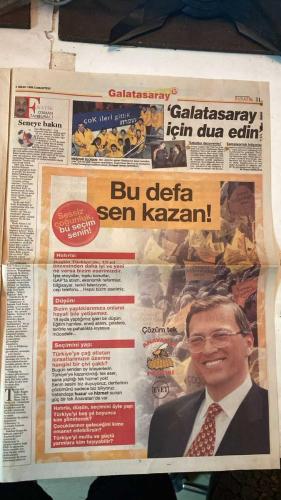FANATİK SPOR GAZETESİ - TURKISH NEWSPAPER - DOĞUM GÜNÜ HEDİYESİ  - EKSİKSİZ TAM TAKIM GAZETE - 3 NİSAN 1999 - SAYI:1231 - SAPOK MUMCU - NECMİ PEREKLİ - MEHMET TAN - LÜTFÜ - LÖW - SERGEN - UCHE - HÖGH - MURAT YAKIN - KALLİ - AMOKACHI - ALPAY - TAYFUR - RÜŞTÜ - TUNA YARMU - FELDKAMP - OKTAY - EROL DEMİRKOL - CENGİZ KAPTAN - ÖKKES POLAT - BÜLENT UZUN - HASAN SAP - CÜNEYT KARAKAYA - HAGI - VEDAT - BÜNYAMİN OSMAN - ŞEBNEM DÖNMEZ - - YAĞMUR ZORLADI - TRABZON’UN FATİH’İ VAR - APO VE OSMAN KART CEZALISI - İKİ GÖRÜNTÜLÜ KARŞILAŞMA - BU SEFER OLDU - DEVLERİN İMHA PLANI - KIRAN KIRANA İDMAN - LÖW’ÜN PLANI - KANATLAR HÜCUMA KALKACAK - BALİÇ VE MOLDOVAN - BEŞİKTAŞ TAKTİĞİ - RÜŞTÜ OYNAMIYOR - SERGEN’DEN GÖZDAĞI - BEŞİKTAŞ’IN 11’İNİ BAŞKAN YAPACAK - OKTAY 3 GOL ATTI - TERİM BEYİN YIKADI - HATALARIN AFFI YOK - SALDIRGAN OLAYI - HAVAALANINDA SÖZLÜ SALDIRI - ÇİÇEK DE VERDİLER - HAGİ’YE KRAL UĞURLAMA - GALATASARAY YERİNİ KORUDU - VEDAT SAMSUN’A GÖTÜRÜLMEDİ - GENÇLER 2. MAÇLARINDA - ŞANS MELEKLERİ YARIŞMA