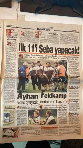 FANATİK SPOR GAZETESİ - TURKISH NEWSPAPER - DOĞUM GÜNÜ HEDİYESİ  - EKSİKSİZ TAM TAKIM GAZETE - 3 NİSAN 1999 - SAYI:1231 - SAPOK MUMCU - NECMİ PEREKLİ - MEHMET TAN - LÜTFÜ - LÖW - SERGEN - UCHE - HÖGH - MURAT YAKIN - KALLİ - AMOKACHI - ALPAY - TAYFUR - RÜŞTÜ - TUNA YARMU - FELDKAMP - OKTAY - EROL DEMİRKOL - CENGİZ KAPTAN - ÖKKES POLAT - BÜLENT UZUN - HASAN SAP - CÜNEYT KARAKAYA - HAGI - VEDAT - BÜNYAMİN OSMAN - ŞEBNEM DÖNMEZ - - YAĞMUR ZORLADI - TRABZON’UN FATİH’İ VAR - APO VE OSMAN KART CEZALISI - İKİ GÖRÜNTÜLÜ KARŞILAŞMA - BU SEFER OLDU - DEVLERİN İMHA PLANI - KIRAN KIRANA İDMAN - LÖW’ÜN PLANI - KANATLAR HÜCUMA KALKACAK - BALİÇ VE MOLDOVAN - BEŞİKTAŞ TAKTİĞİ - RÜŞTÜ OYNAMIYOR - SERGEN’DEN GÖZDAĞI - BEŞİKTAŞ’IN 11’İNİ BAŞKAN YAPACAK - OKTAY 3 GOL ATTI - TERİM BEYİN YIKADI - HATALARIN AFFI YOK - SALDIRGAN OLAYI - HAVAALANINDA SÖZLÜ SALDIRI - ÇİÇEK DE VERDİLER - HAGİ’YE KRAL UĞURLAMA - GALATASARAY YERİNİ KORUDU - VEDAT SAMSUN’A GÖTÜRÜLMEDİ - GENÇLER 2. MAÇLARINDA - ŞANS MELEKLERİ YARIŞMA