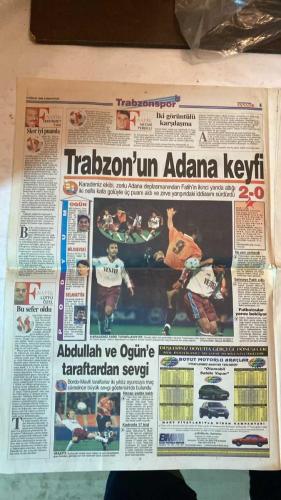 FANATİK SPOR GAZETESİ - TURKISH NEWSPAPER - DOĞUM GÜNÜ HEDİYESİ  - EKSİKSİZ TAM TAKIM GAZETE - 3 NİSAN 1999 - SAYI:1231 - SAPOK MUMCU - NECMİ PEREKLİ - MEHMET TAN - LÜTFÜ - LÖW - SERGEN - UCHE - HÖGH - MURAT YAKIN - KALLİ - AMOKACHI - ALPAY - TAYFUR - RÜŞTÜ - TUNA YARMU - FELDKAMP - OKTAY - EROL DEMİRKOL - CENGİZ KAPTAN - ÖKKES POLAT - BÜLENT UZUN - HASAN SAP - CÜNEYT KARAKAYA - HAGI - VEDAT - BÜNYAMİN OSMAN - ŞEBNEM DÖNMEZ - - YAĞMUR ZORLADI - TRABZON’UN FATİH’İ VAR - APO VE OSMAN KART CEZALISI - İKİ GÖRÜNTÜLÜ KARŞILAŞMA - BU SEFER OLDU - DEVLERİN İMHA PLANI - KIRAN KIRANA İDMAN - LÖW’ÜN PLANI - KANATLAR HÜCUMA KALKACAK - BALİÇ VE MOLDOVAN - BEŞİKTAŞ TAKTİĞİ - RÜŞTÜ OYNAMIYOR - SERGEN’DEN GÖZDAĞI - BEŞİKTAŞ’IN 11’İNİ BAŞKAN YAPACAK - OKTAY 3 GOL ATTI - TERİM BEYİN YIKADI - HATALARIN AFFI YOK - SALDIRGAN OLAYI - HAVAALANINDA SÖZLÜ SALDIRI - ÇİÇEK DE VERDİLER - HAGİ’YE KRAL UĞURLAMA - GALATASARAY YERİNİ KORUDU - VEDAT SAMSUN’A GÖTÜRÜLMEDİ - GENÇLER 2. MAÇLARINDA - ŞANS MELEKLERİ YARIŞMA