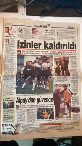 FANATİK SPOR GAZETESİ - TURKISH NEWSPAPER - DOĞUM GÜNÜ HEDİYESİ  - EKSİKSİZ TAM TAKIM GAZETE - 7 NİSAN 1999 - SAYI:1235 - FATİH TERİM - CÜNEYT KARAKAYA - İSMET BADEM - LÖW - HAGİ - HAKAN ŞÜKÜR - OKAN - OGÜN - FELDKAMP - ALPAY - BERKE - DEMET AKALIN - EBZU ŞAH - CANSU - MEHMET GENÇ - BURHAN USLU - TOM - NAUMOSKI - - DOYUMSUZ TERİM - POPESCU BU HAFTA YOK - CİM BOMLU KIZLAR FİNALE UZANAMADI - FENER’İN LİDERİ YOK - ŞAMPİYONLARIN YARI FİNAL SINAVI - AHMET GÜLÜM’E ÖNEMLİ GÖREV - RUSYA’DAN RALLİ HATTI - FANATİK’E BÜYÜK ONUR - TARAFTAR REVİZYON İSTİYOR - MİNİK KARTALLAR PODYUMDAYDI - MAÇLAR AYNI SAATTE OYNANSIN - TRABZON’DA ORTA ALAN SIKINTISI - SÜPER LİG 2001’DE - HÖGH’Ü AFFEDEMEM - RÜŞTÜ’YE İZİN YOK - BALİÇ’E ELEŞTİRİ - YENİ KAPTAN İLKER - RÜŞTÜ VE HÖGH’E CEZA - NAUMOSKİ YOLCU - OKULLARA GİTTİK - CİM BOM’A RUMEN ŞOKU - POPESCU OYNAMIYOR - HAGİ’Yİ BIRAKMAM - GENÇLERDEN UMUTLUYUM - KUPA KOLEKSİYONCULARI - YENİLGİ SAYISI SADECE 18 - KARDEŞ KARDEŞ OYNARIZ - - CİM BOMLU KIZLAR 47-54 RUZOMBEROK -