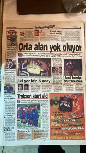 FANATİK SPOR GAZETESİ - TURKISH NEWSPAPER - DOĞUM GÜNÜ HEDİYESİ  - EKSİKSİZ TAM TAKIM GAZETE - 7 NİSAN 1999 - SAYI:1235 - FATİH TERİM - CÜNEYT KARAKAYA - İSMET BADEM - LÖW - HAGİ - HAKAN ŞÜKÜR - OKAN - OGÜN - FELDKAMP - ALPAY - BERKE - DEMET AKALIN - EBZU ŞAH - CANSU - MEHMET GENÇ - BURHAN USLU - TOM - NAUMOSKI - - DOYUMSUZ TERİM - POPESCU BU HAFTA YOK - CİM BOMLU KIZLAR FİNALE UZANAMADI - FENER’İN LİDERİ YOK - ŞAMPİYONLARIN YARI FİNAL SINAVI - AHMET GÜLÜM’E ÖNEMLİ GÖREV - RUSYA’DAN RALLİ HATTI - FANATİK’E BÜYÜK ONUR - TARAFTAR REVİZYON İSTİYOR - MİNİK KARTALLAR PODYUMDAYDI - MAÇLAR AYNI SAATTE OYNANSIN - TRABZON’DA ORTA ALAN SIKINTISI - SÜPER LİG 2001’DE - HÖGH’Ü AFFEDEMEM - RÜŞTÜ’YE İZİN YOK - BALİÇ’E ELEŞTİRİ - YENİ KAPTAN İLKER - RÜŞTÜ VE HÖGH’E CEZA - NAUMOSKİ YOLCU - OKULLARA GİTTİK - CİM BOM’A RUMEN ŞOKU - POPESCU OYNAMIYOR - HAGİ’Yİ BIRAKMAM - GENÇLERDEN UMUTLUYUM - KUPA KOLEKSİYONCULARI - YENİLGİ SAYISI SADECE 18 - KARDEŞ KARDEŞ OYNARIZ - - CİM BOMLU KIZLAR 47-54 RUZOMBEROK -
