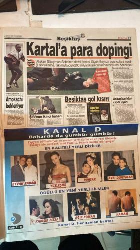 FANATİK SPOR GAZETESİ - TURKISH NEWSPAPER - DOĞUM GÜNÜ HEDİYESİ  - EKSİKSİZ TAM TAKIM GAZETE - 8 NİSAN 1999 - SAYI:1236 - GHEORGHE HAGI - RÜŞTÜ - FELDKAMP - KALLİ - MILNE - SULEYMAN SEBA - ALPAY - FAHRİ CÜROĞLU - AFFAN KEÇECİ - MEHMET ALİ CANBEK - ALİ ŞEN - DAUM - FARUK SÜREN - EREL DEMİRKOL - MEHMET CANSUN - SÜLEYMAN KARA - TUGAY - - BEŞİKTAŞ HAFİFE ALINMAZ - SEÇİM 1. LİGİ ÖNE KAYDIRDI - KUPA YARI FİNAL HEYECANI - GALATASARAYLI KIZLAR ÜÇÜNCÜLÜK PEŞİNDE - KALBİMİZ SİZİNLE RÜŞTÜ - BOMBA GİBİ PATLADI - YÜZMEDE EV SAHİBİ İSTANBUL - AVUSTURYA’DA BARİÇ SESLERİ - NAİM: MECLİS’İ BİLE KALDIRIRIM - BURUK KAPTAN - FELDKAMP’TAN TATLI SERT UYARI - MİLNE: FUTBOL BİR EĞLENCEDİR - SEBA MORAL VERDİ - ALİ ŞEN’E GÖRE ÇÖZÜM DAUM - FENER’İ STRES BİTİRDİ - SÜREN’DEN ‘SUS’ EMRİ - GALATASARAY’I ELEŞTİREN YANDI - KAPILAR KAPANIYOR - KONUŞMAK YASAK - HAGI: ZAFER VAR SORUN YOK - BEREKET SOFRASI - RUMENLERİN BARIŞ ÇABASI - BABA TERİM BAKIMDA - PARA BASAMAYIZ Kİ - FLORYA’DA GOL ŞOV - PAHALI BİR HOBİ - HASTANE DEĞ